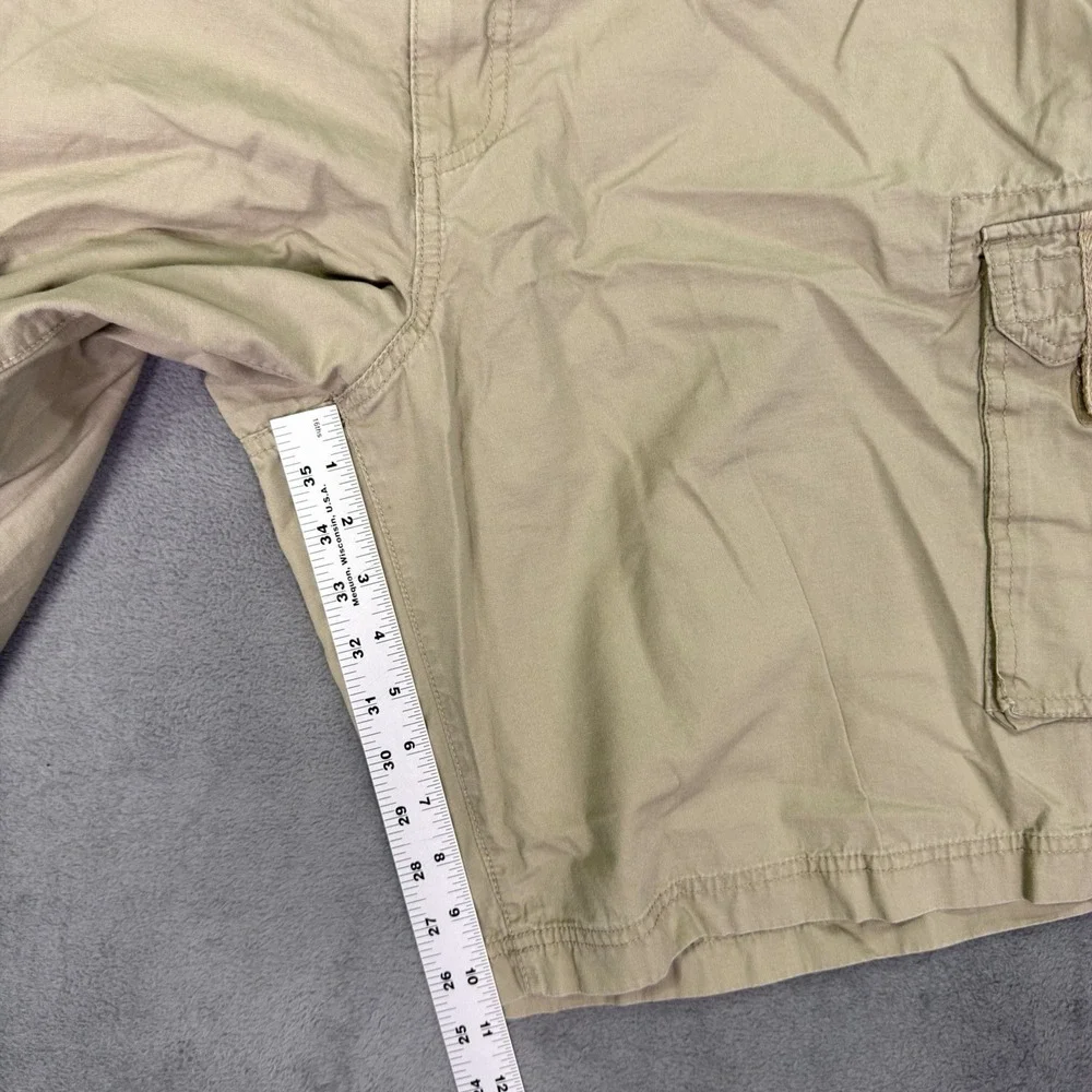 True Nation Shorts Mens‎ 48 Tan Khaki Cargo Pockets Baggy Relaxed Outdoor Hiking